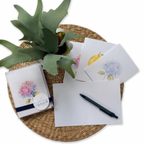 Hydrangeas + Lemons Notecard Collection: Set of 8