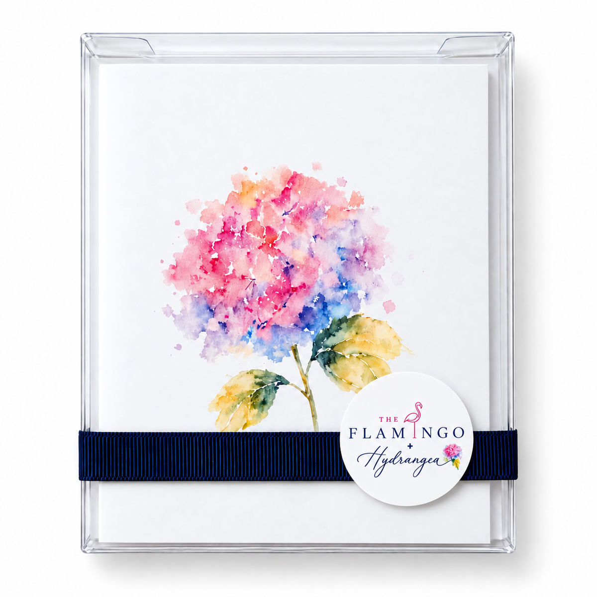 Hydrangeas + Lemons Notecard Collection: Set of 8