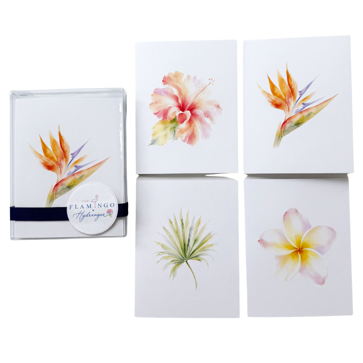 Tropical Botanicals Notecard Collection: Set of 8
