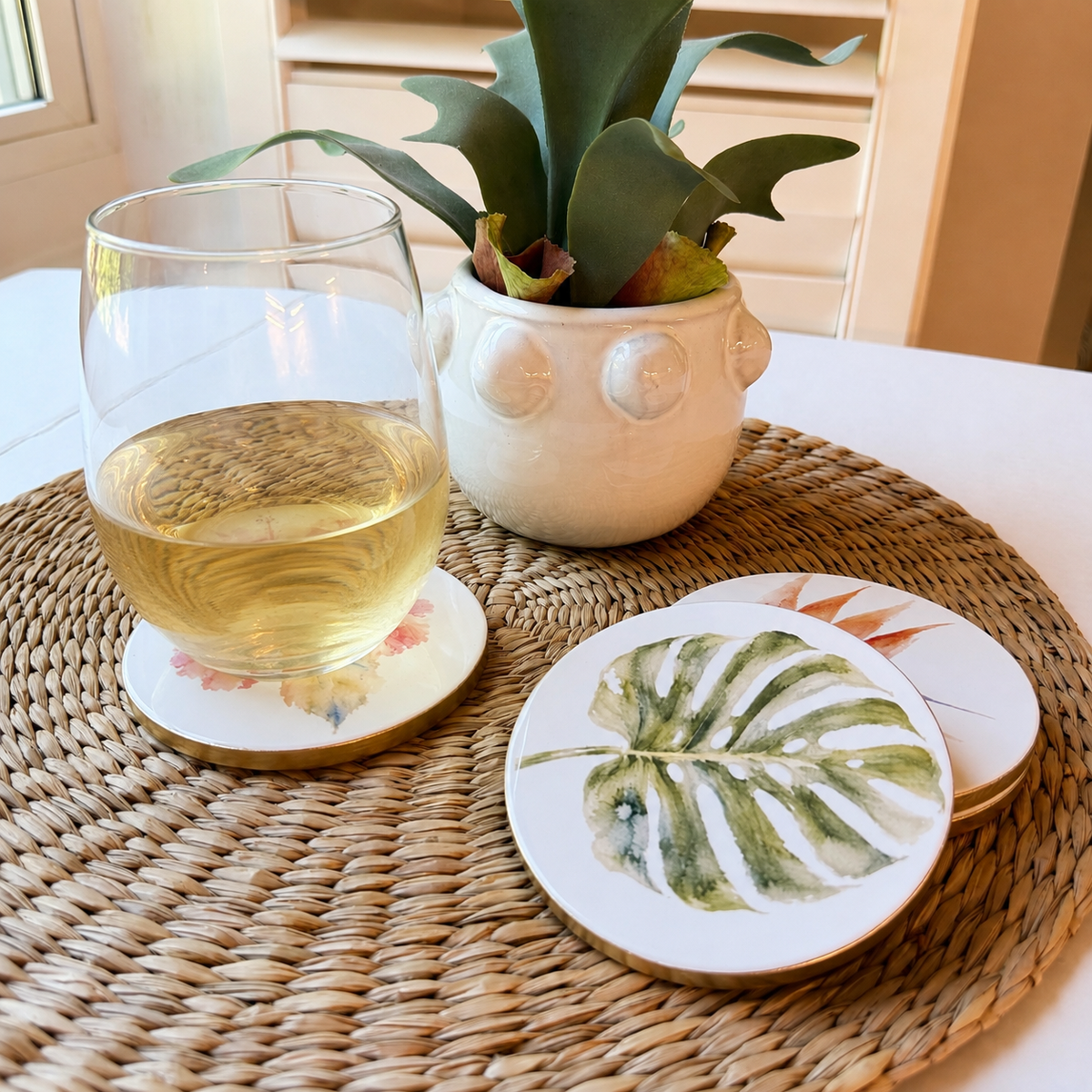 Tropical Botanicals Coaster Collection